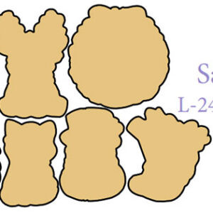 Sagome in legno per PM-259 (7 formine)