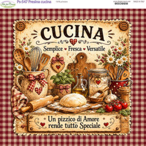 Pannello cm 25x25 Cucina