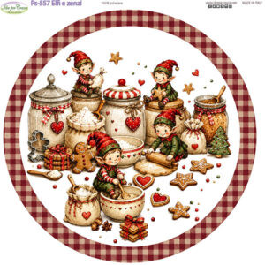Pannello cm 25x25 Elfi e Zenzi