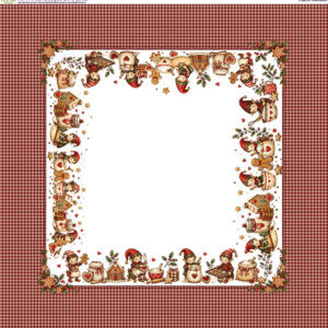 Tovaglia Elfi e Zenzi cm 100x100